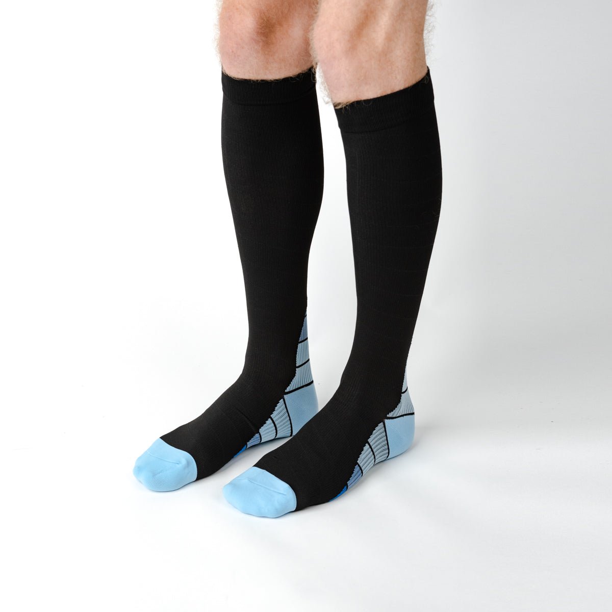 Retro Blue Compression Socks - TheraWear