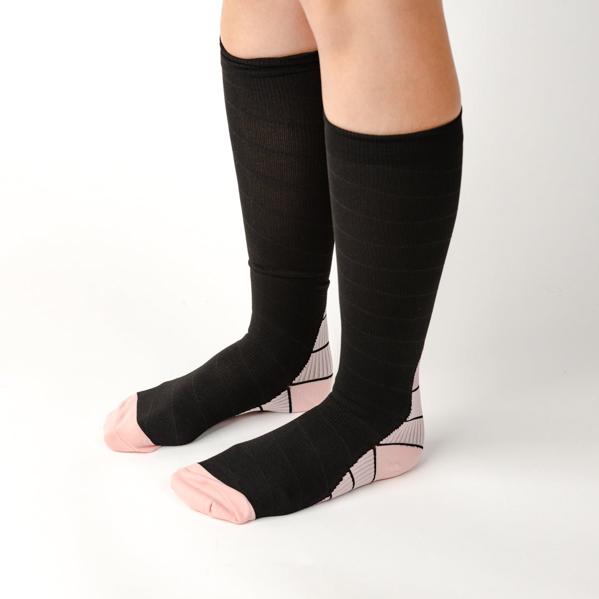 Retro Pink Compression Socks - TheraWear