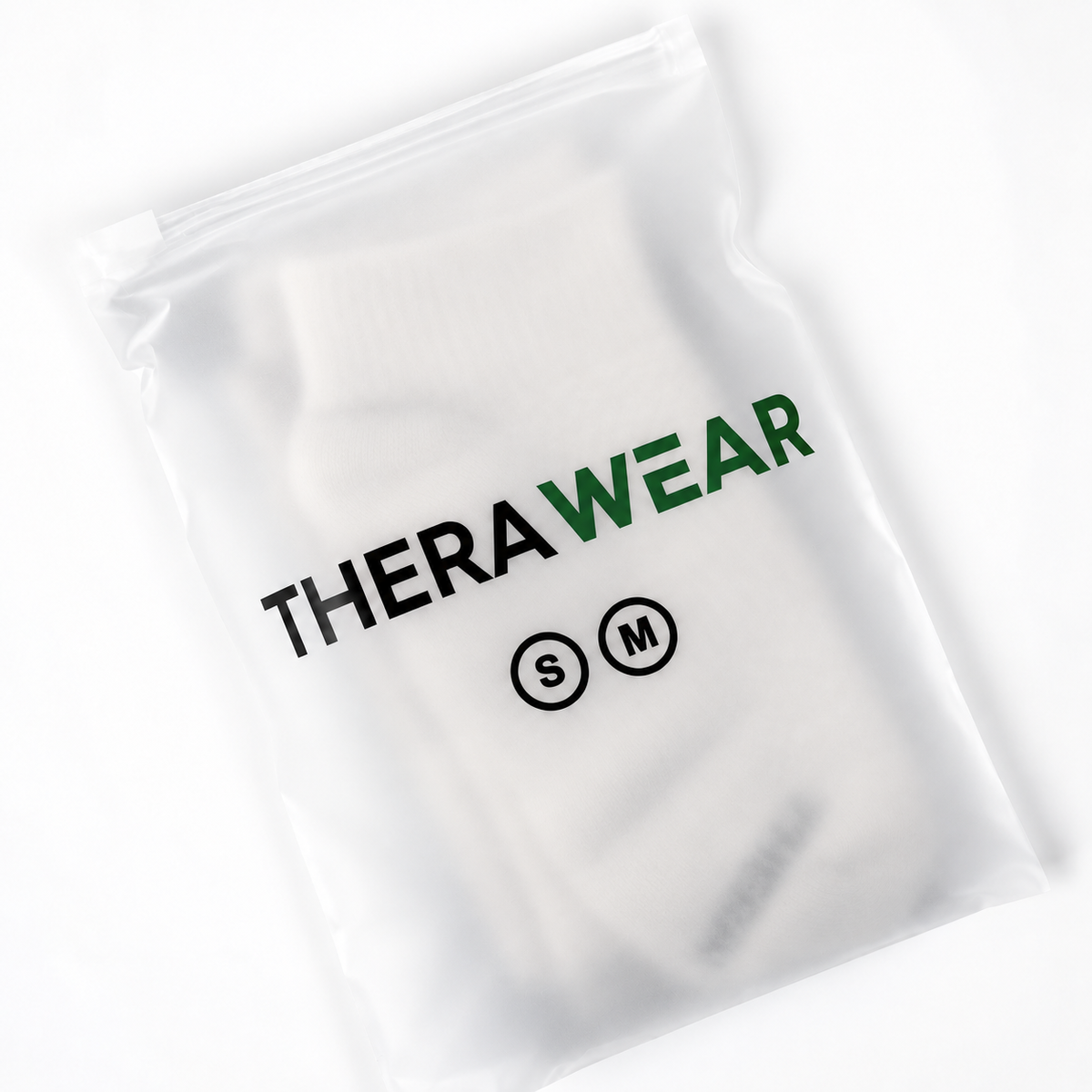 Bamboo Ankle Compression Socks - White