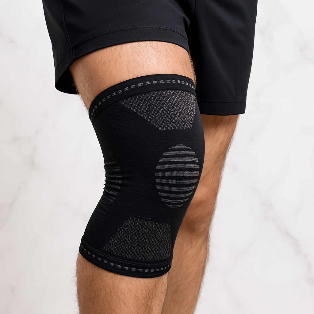 Black Knee Compression Brace | TheraKnee
