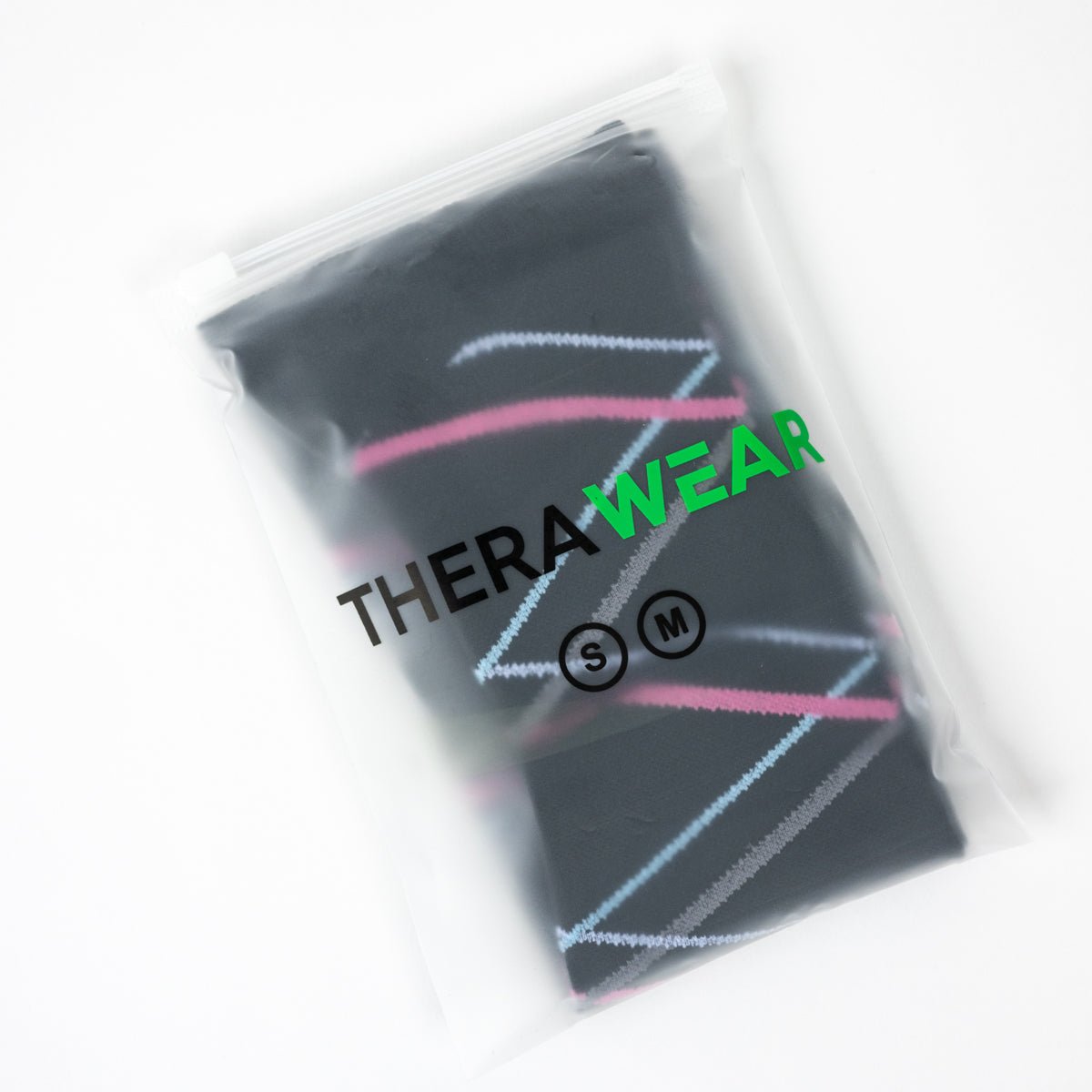 Abstract Pink Compression Socks - TheraWear