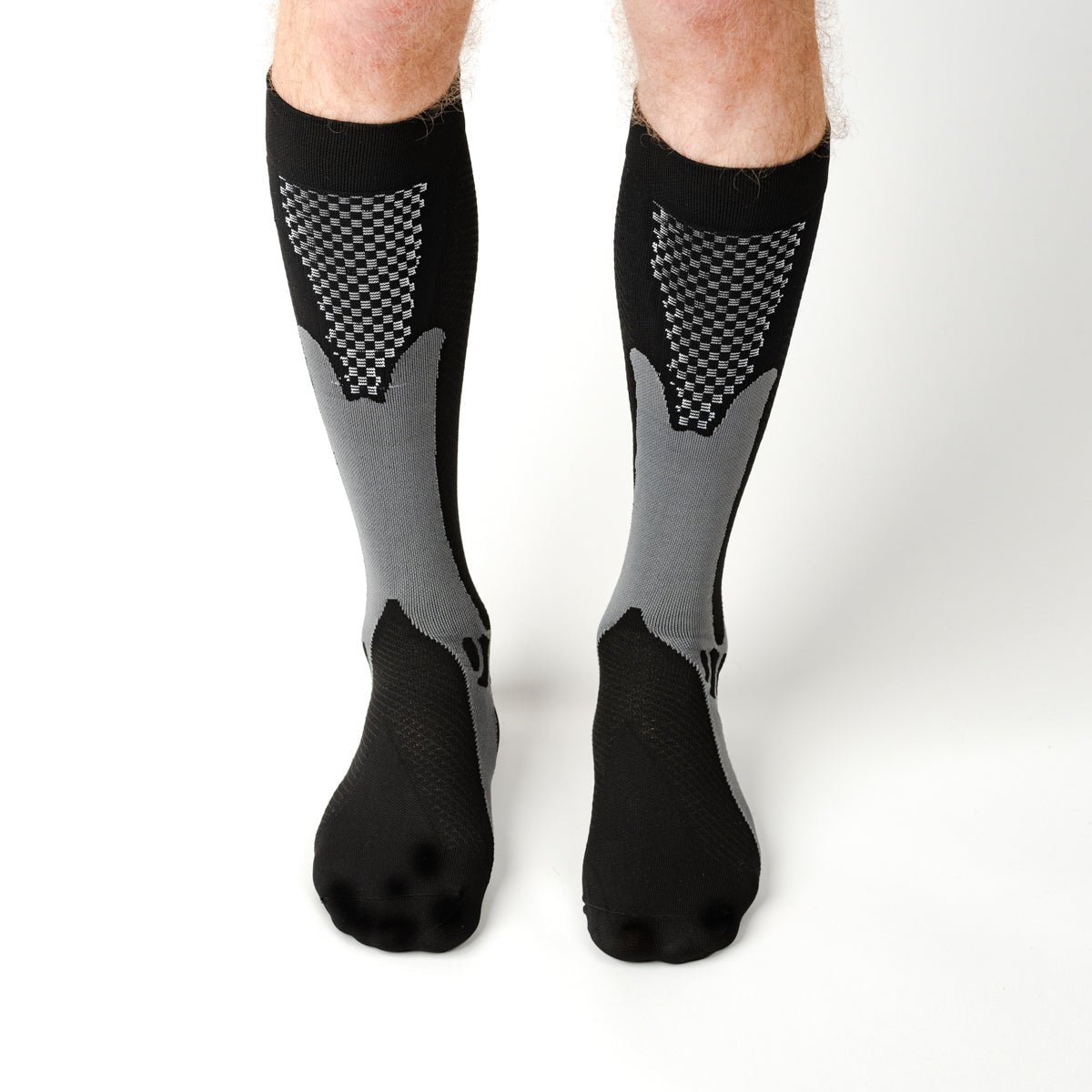Active Black Compression Socks - TheraWear
