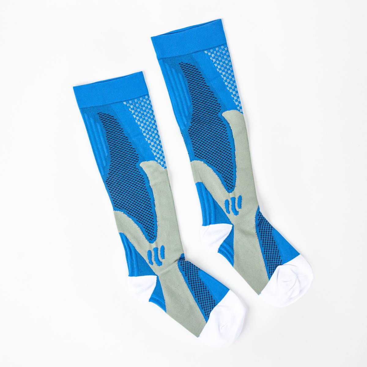Active Blue Compression Socks - TheraWear