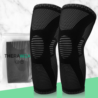 Black Knee Compression Brace | TheraKnee - TheraWear