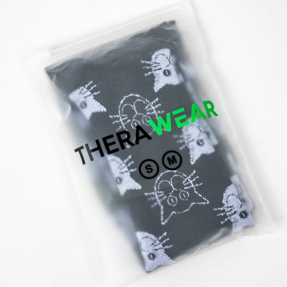 Black n White Cats Compression Socks - TheraWear