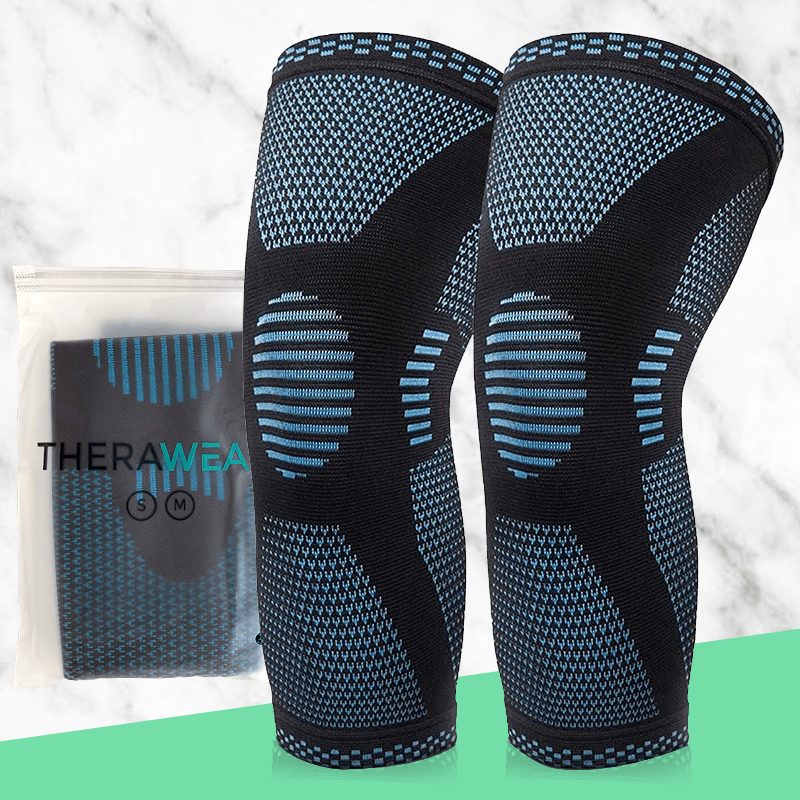 Blue Knee Compression Brace | TheraKnee - TheraWear