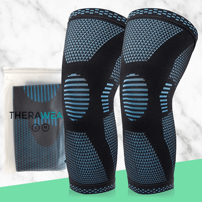 Blue Knee Compression Brace | TheraKnee - TheraWear