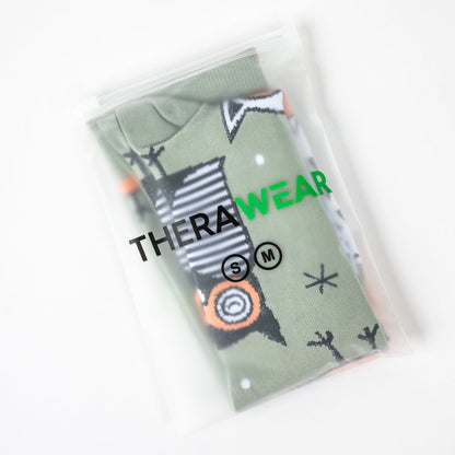 Cozy Owls Compression Socks - TheraWear