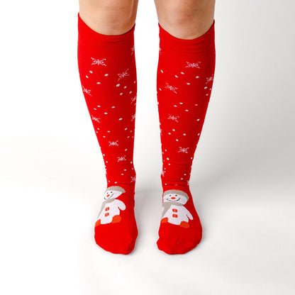 Frosty Snowman Compression Socks - TheraWear