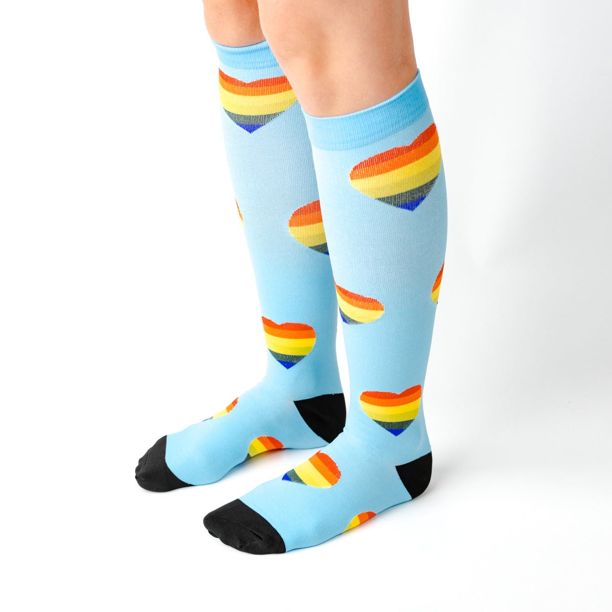 Happy Hearts Compression Socks - TheraWear
