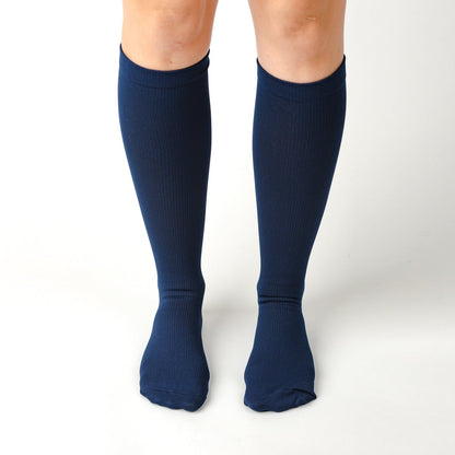 Navy Blue Compression Socks - TheraWear