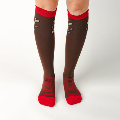 Reindeers Compression Socks - TheraWear