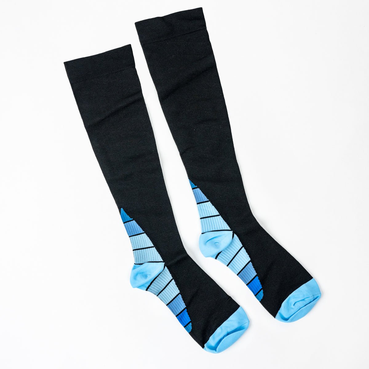 Retro Blue Compression Socks - TheraWear