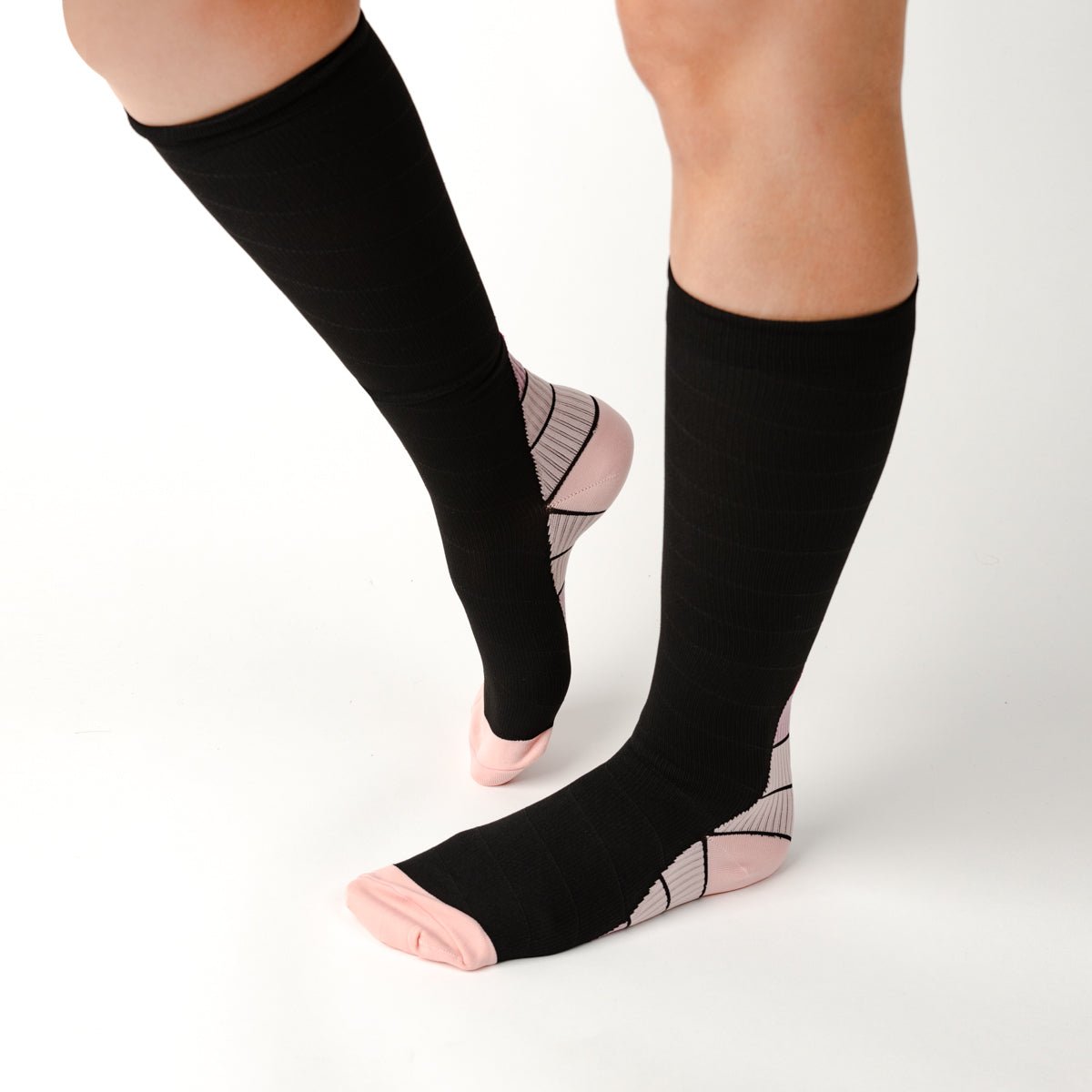 Retro Pink Compression Socks - TheraWear