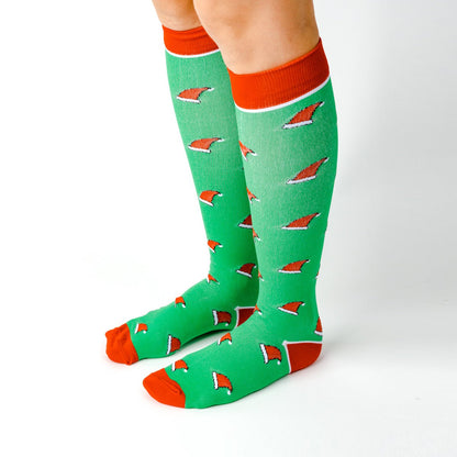 Santa Hats Compression Socks - TheraWear