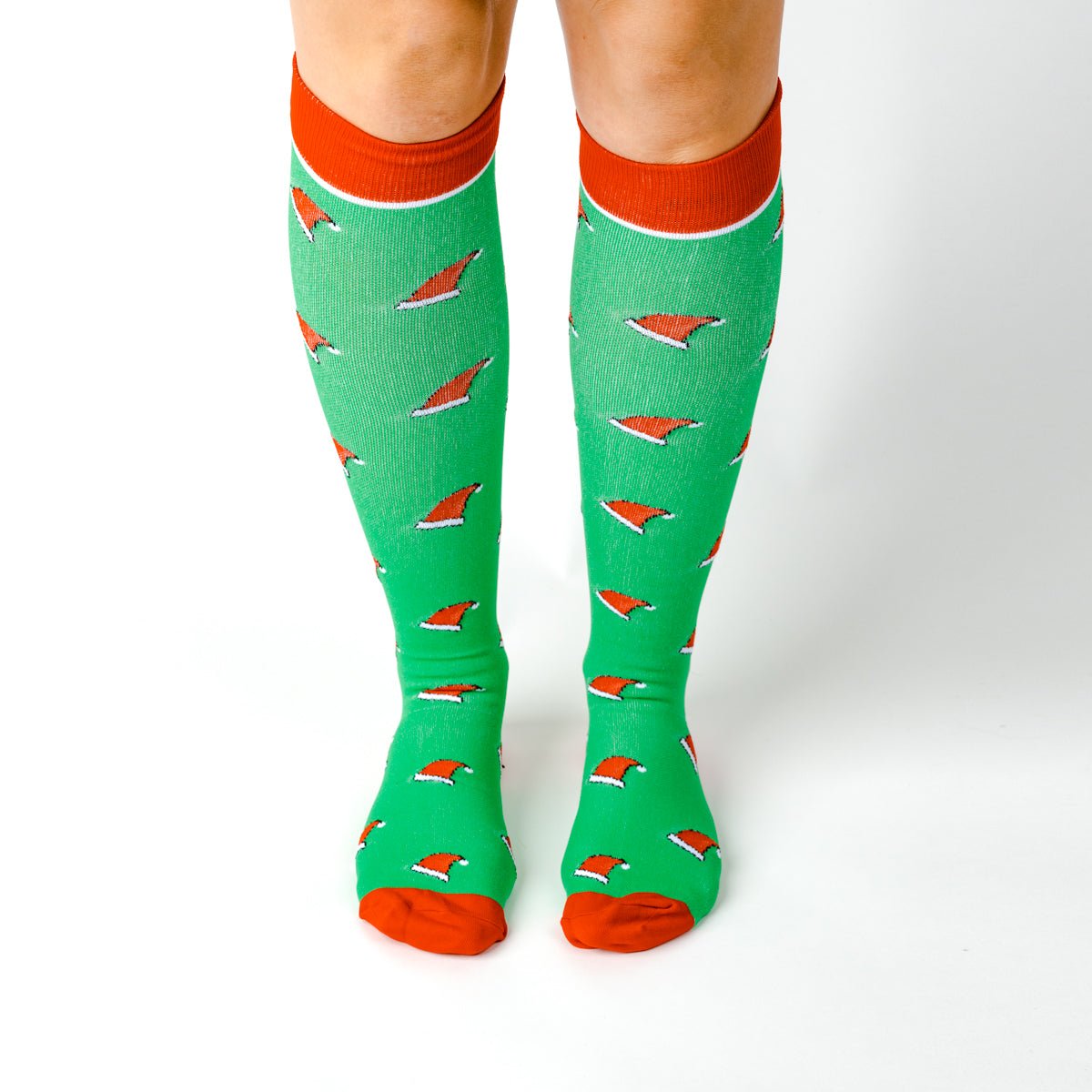 Santa Hats Compression Socks - TheraWear