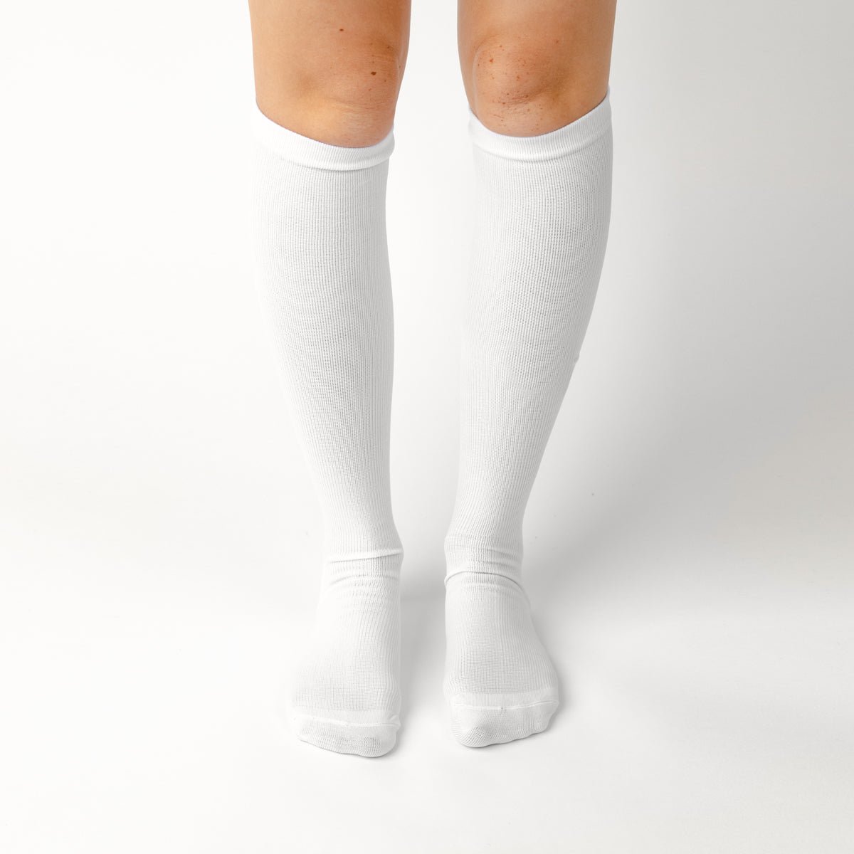 White Compression Socks - TheraWear